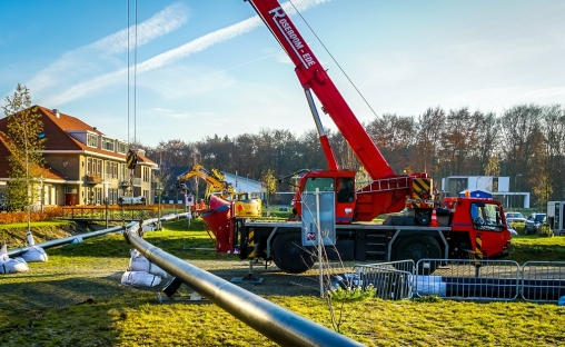 Aanlegwerkzaamheden boringII Warmtebedrijf